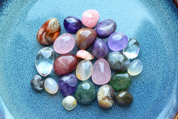 Gemstones of different colors