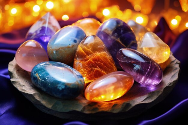 Gemstones for relaxation meditation and spiritual balance