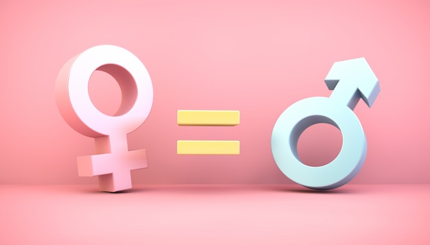 Gender equity concept