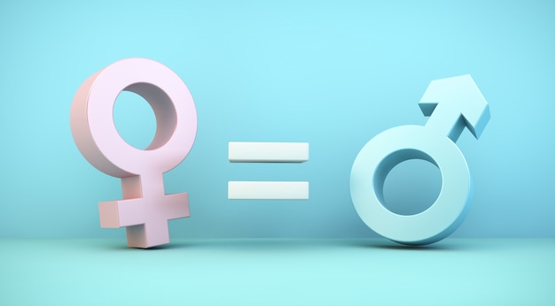 Gender equity concept