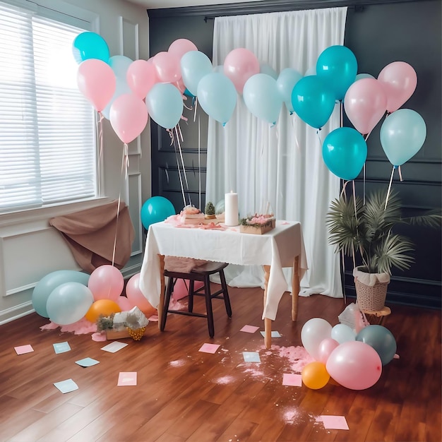 Gender reveal party