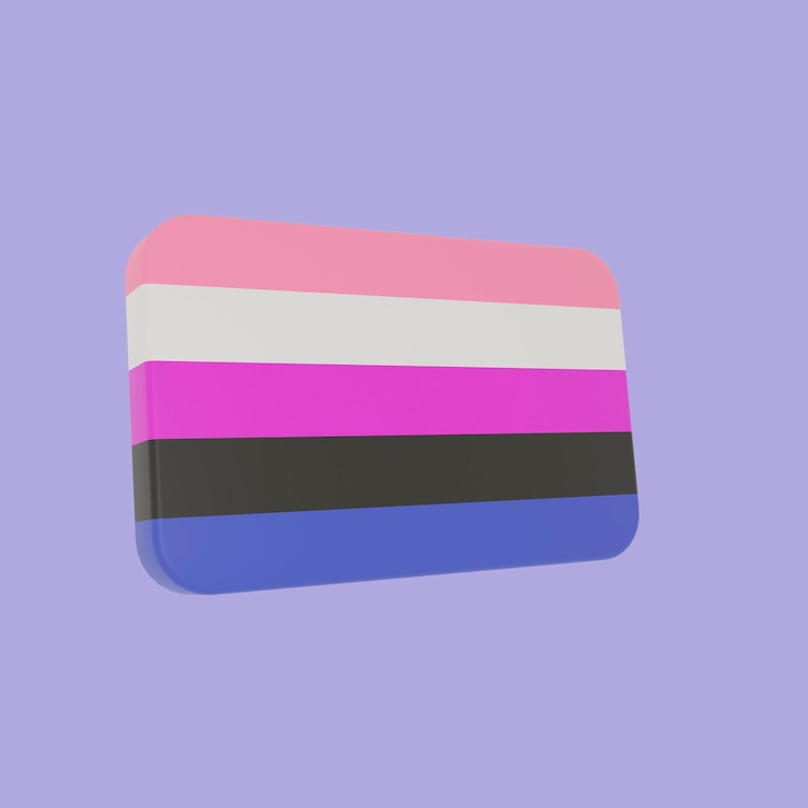 Photo genderfluid flag
