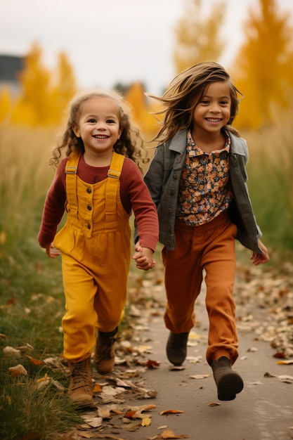 GenderNeutral Fall Outfit for Kids