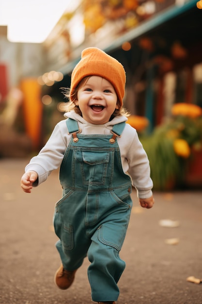 GenderNeutral Fall Outfit for Kids