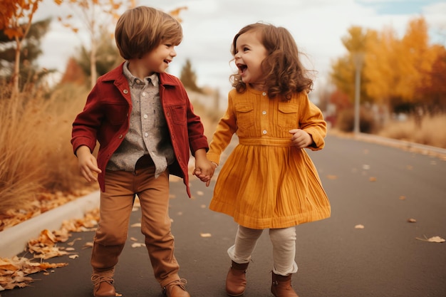 Genderneutrale herfstkleding voor kinderen