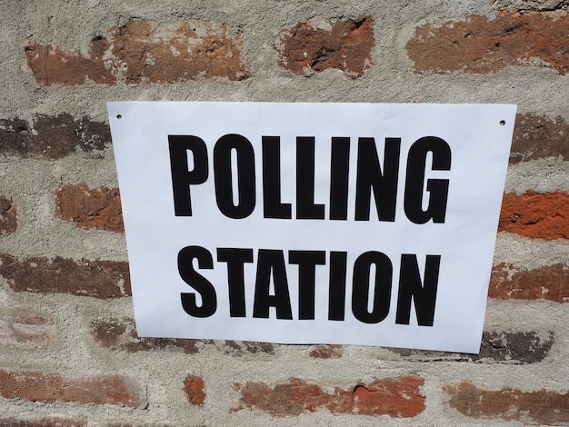 General elections polling station