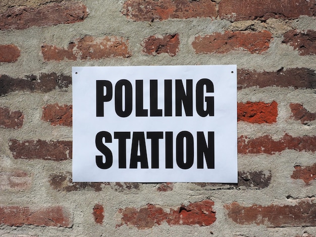 General elections polling station