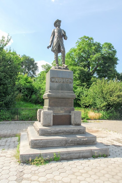 General Gouverneur Kemble Warren Civil War monument at the Grand Army Plaza in Brooklyn New York City