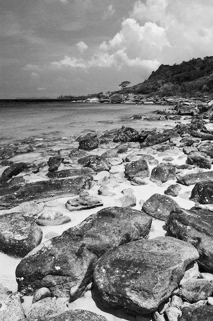 General view of sea in east of Thailand