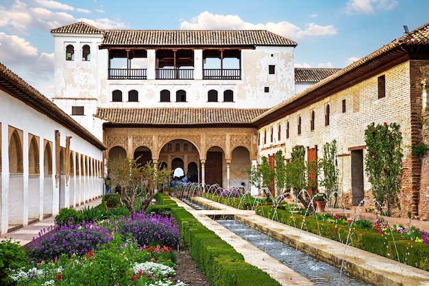 Generalife palace in Granada