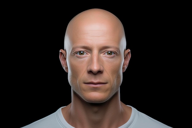 Generate an 8k image of a humanlike android with a realistic appearance ensuring that the back of