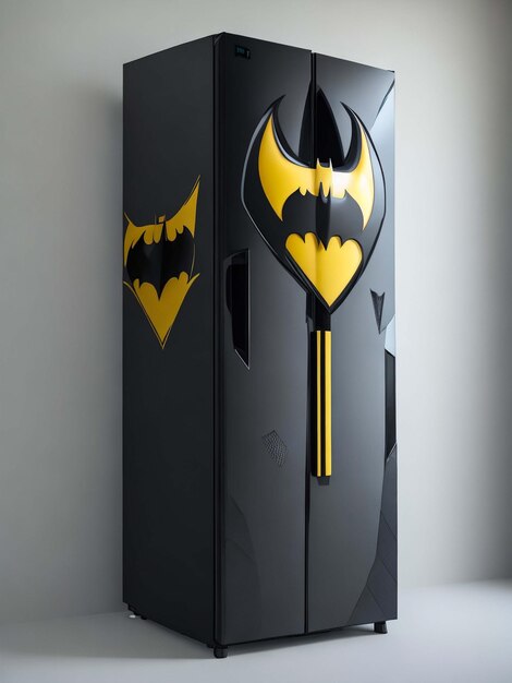 Generate fridge design of batmans colors and lo