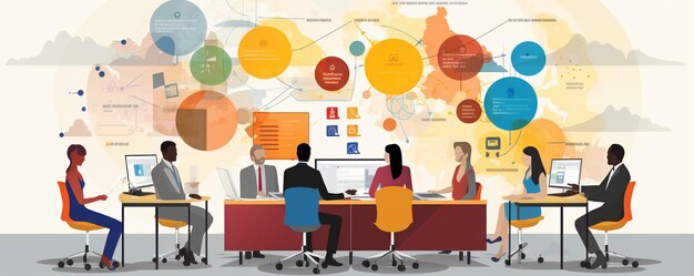 Generate A Visual Representation Of The Role Background