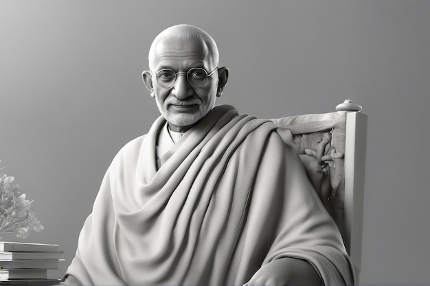 Generated ai photo of mahatma gandhi ji