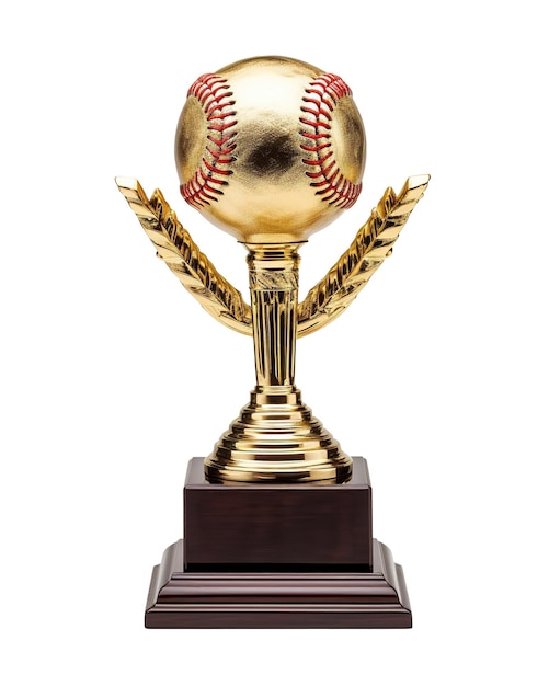 Foto generatieve ai png baseball winnaar trofee sport kampioen beker