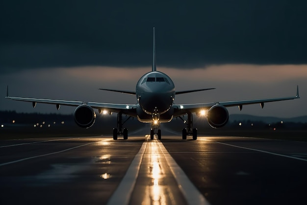 Generatieve kunstmatige intelligentie bij het opstijgen of landen van vliegtuigen op de landingsbaan van een luchthaven