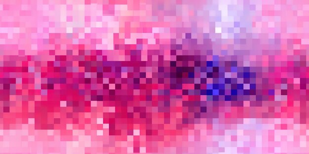 Foto generativa ai astratta pixel art sfondo rosa modello di mosaico geometrico senza cuciture colori femminili