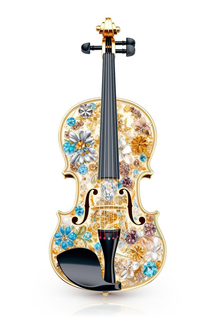 Violin Pin Pin W Instument Case Musical Gift NEW