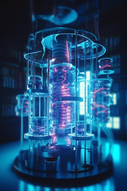 Generative AI Bioreactor 바이오리액터에서 미생물 배양 약물 생성 Mi