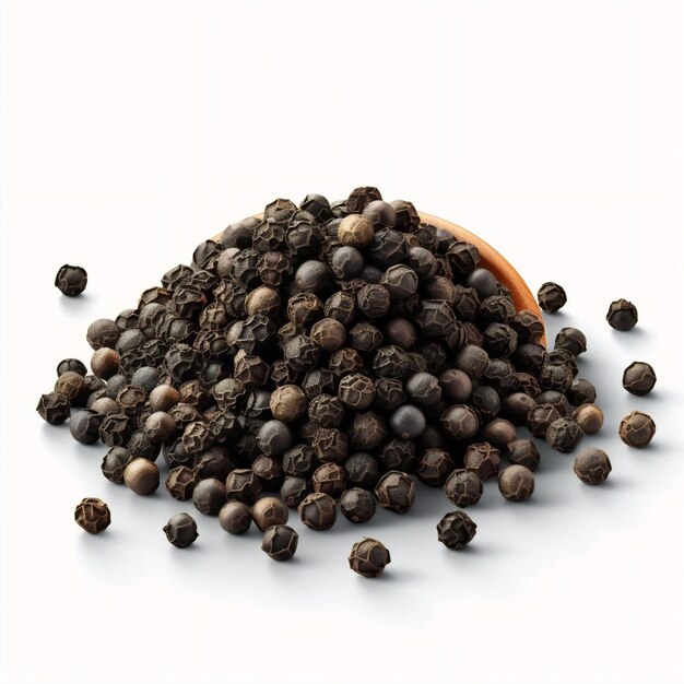 Photo generative ai black pepper shaker a classic illustration of culinary delights and traditional se