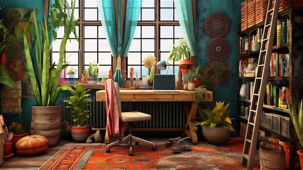 Generative AI BohoChic Workspace