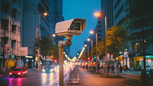 Generative AI city surveillance cameras