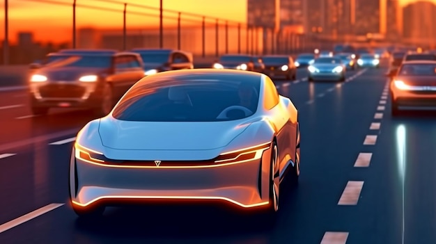 생성 AI 및 깨끗한 미래 전기 자동차 교통