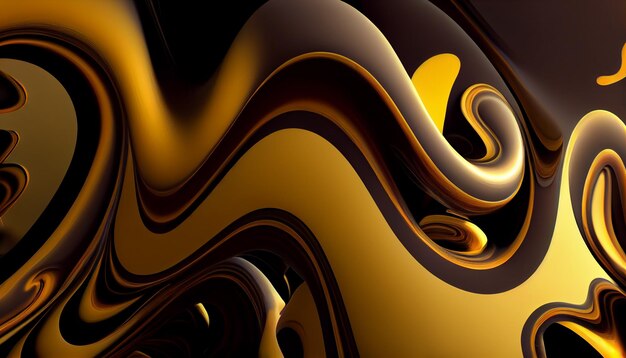 Generative AI Fluid Abstraction A Serpentine and Fluid Abstract Wallpaper Background