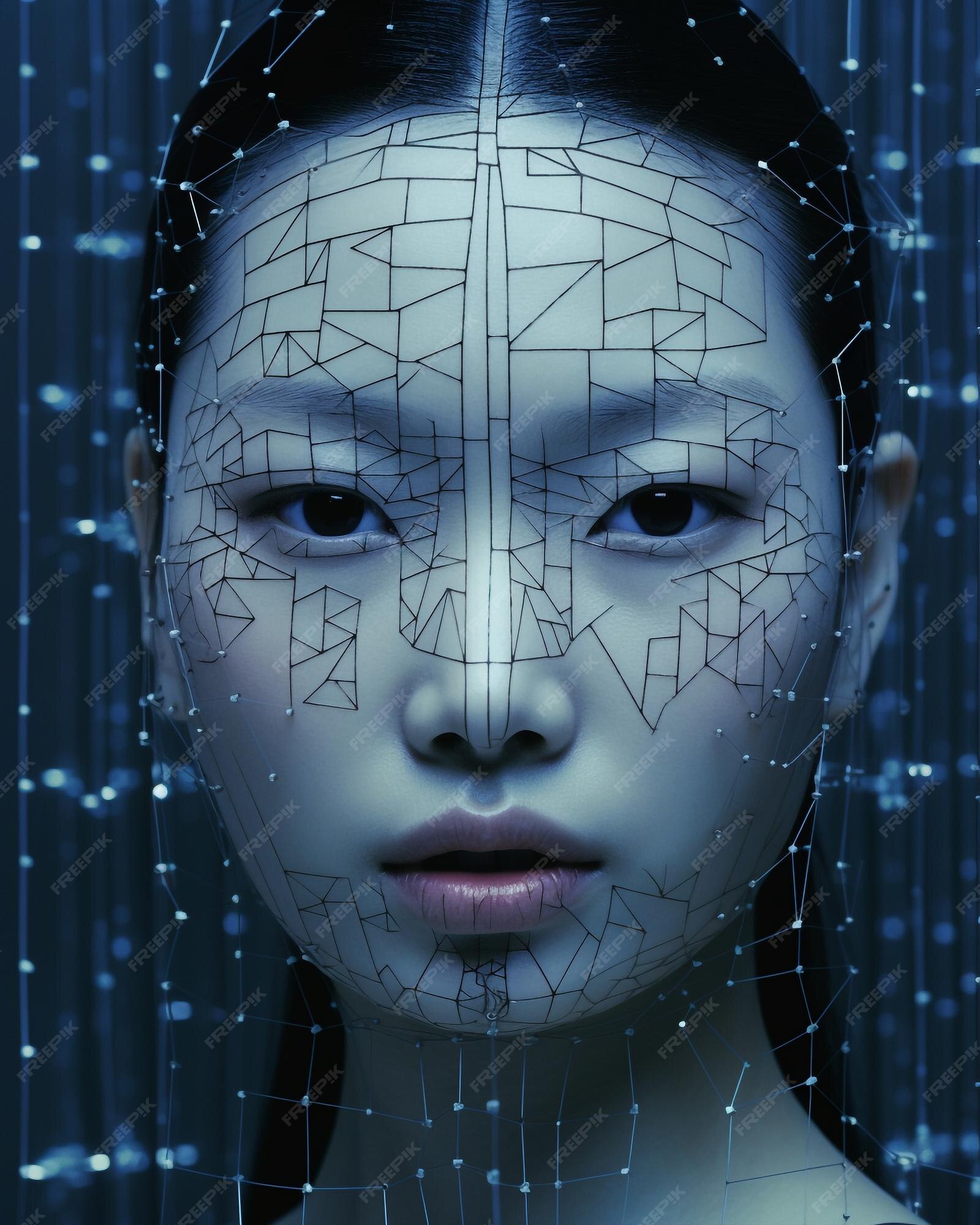 Generative ai futuristic and technological scanning ... Circuit Diagram