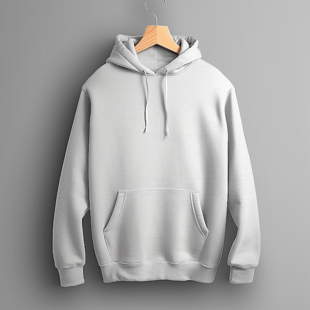 Generative ai illustration of a blank hoodie ideal for mockup