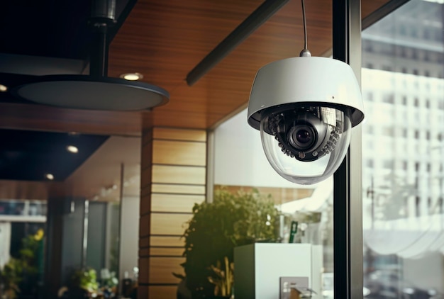 Generative AI illustration of CCTV security camera Circuit Diagram