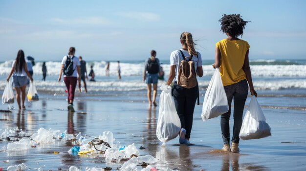 Foto ai generativa foto ispiratrice di un gruppo diversificato di persone che lavorano insieme