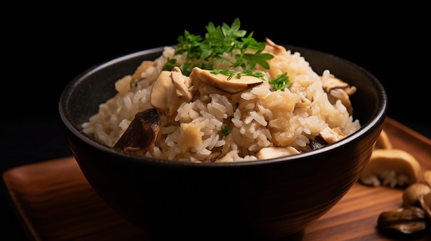 Generative AI Matsutake Mushroom Rice