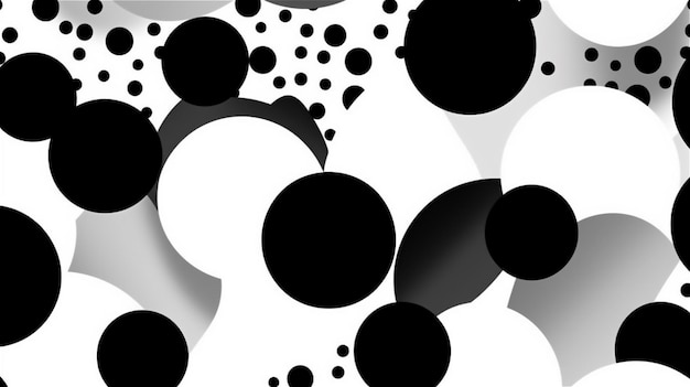 Generative AI Monochrome Minimalism Abstract Pattern for Social Media