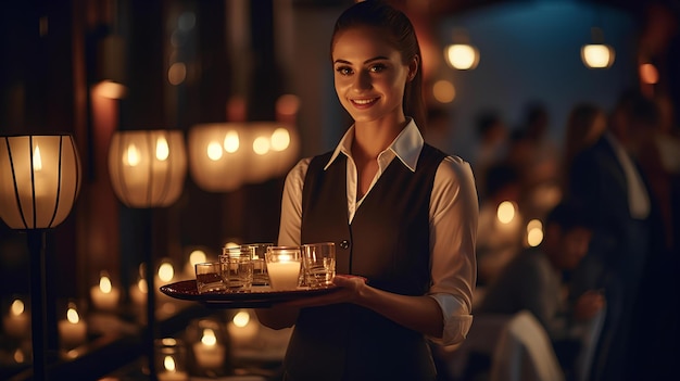 Generative AI Nighttime Dining Under the Stars