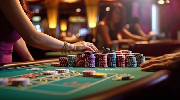 Генеративный ИИ для игры в покер за игровым столом казино