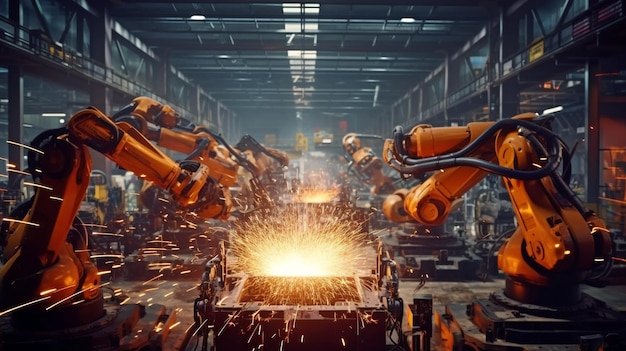 Роботы с генеративным искусственным интеллектом, сваривающие на заводах