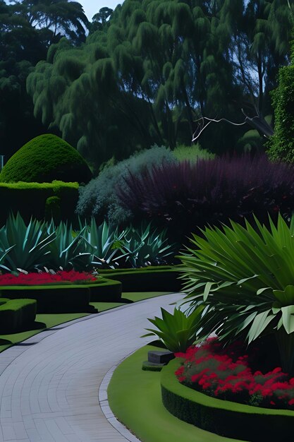 A Generative AI's Tour of Botanical Gardens