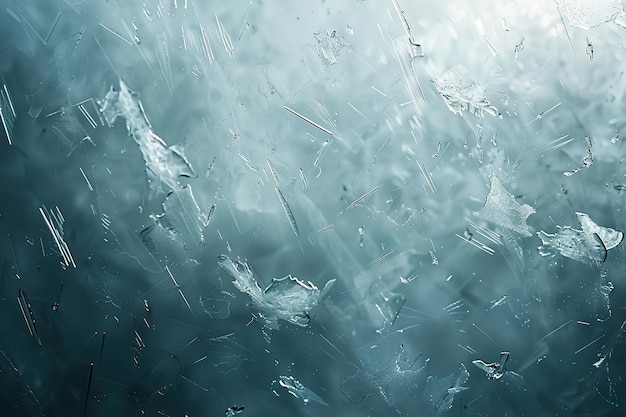 Photo generative ai on theme of beautiful texture transparent ice for design natural abstract background