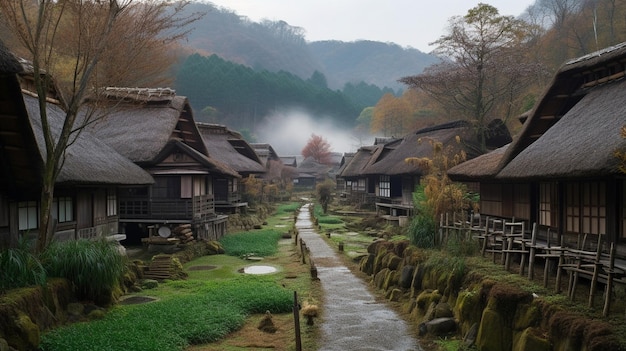 Generative AI in a Traditional Japanese Village