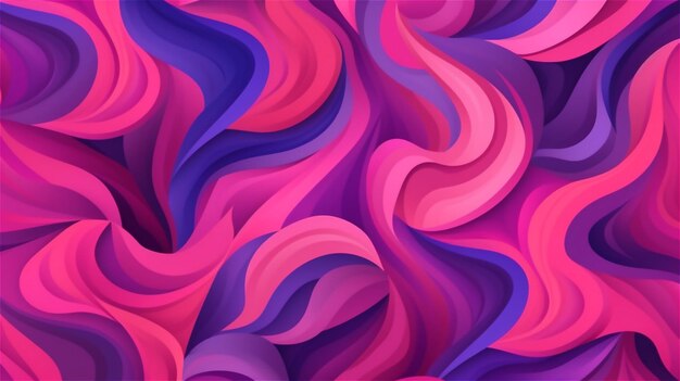 Generative ai a vibrant abstract pattern in shades of pink and purple