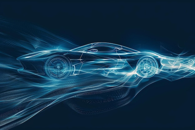 Generative Art for a luxury car brand using algorithms to design car patterns