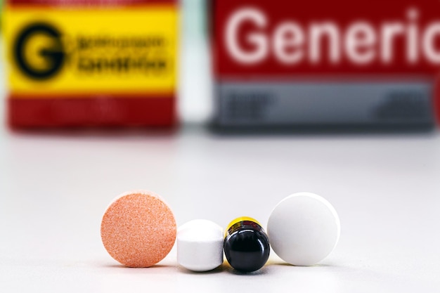 Generic drug pills federally aided patentinfringing drugs