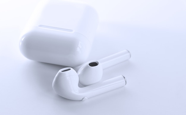 Generic Wireless Ear Phone - white color