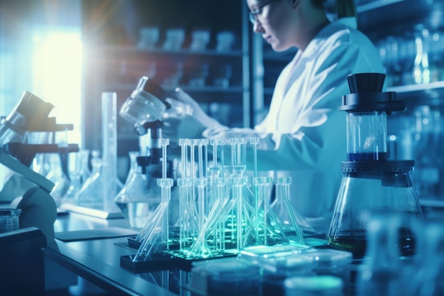 Genetisch onderzoek en biotechnologische wetenschap op medisch gebied