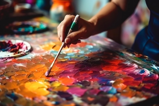 Genezende kleuren Kunst maken als therapie voor geestelijke gezondheid