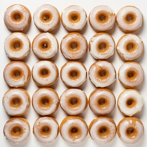 Foto geniet van de knapperige gouden goedheid van de onovertroffen zelfgemaakte gebakken donuts.