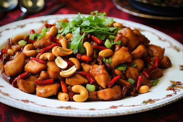 Geniet van de specerijen van Kung Pao Chicken