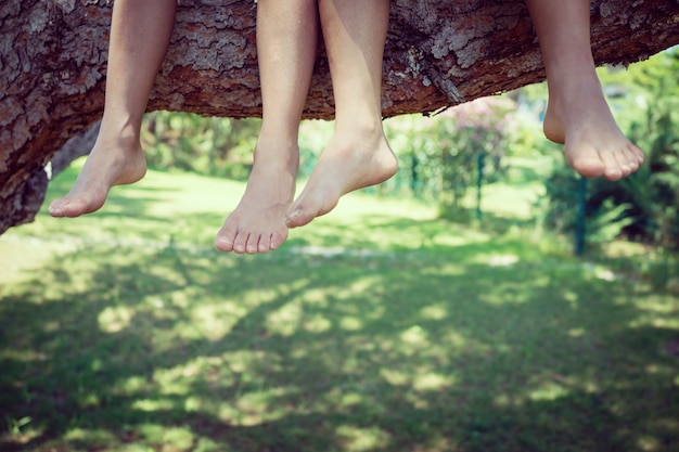 Genieten van jeugd op zomervakantie