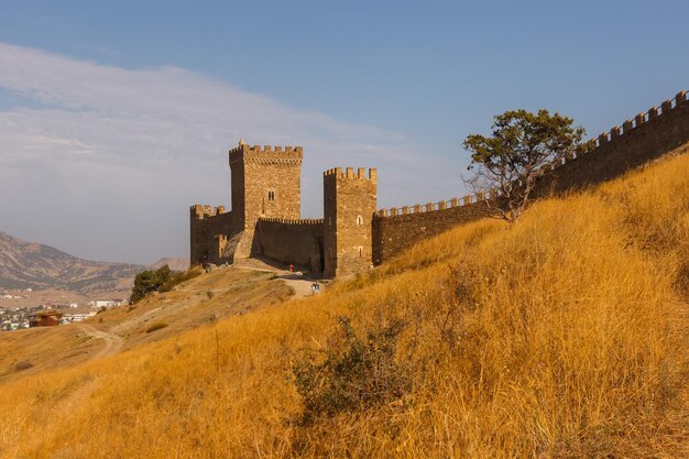 Genoese fortress in Sudak on the Black Sea coast